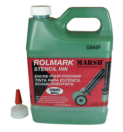 #20911, Marsh Rolmark Stencil Ink- Quart/Green