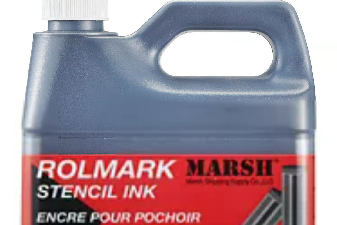 #20903, Marsh Rolmark Stencil Ink- Quart/Black